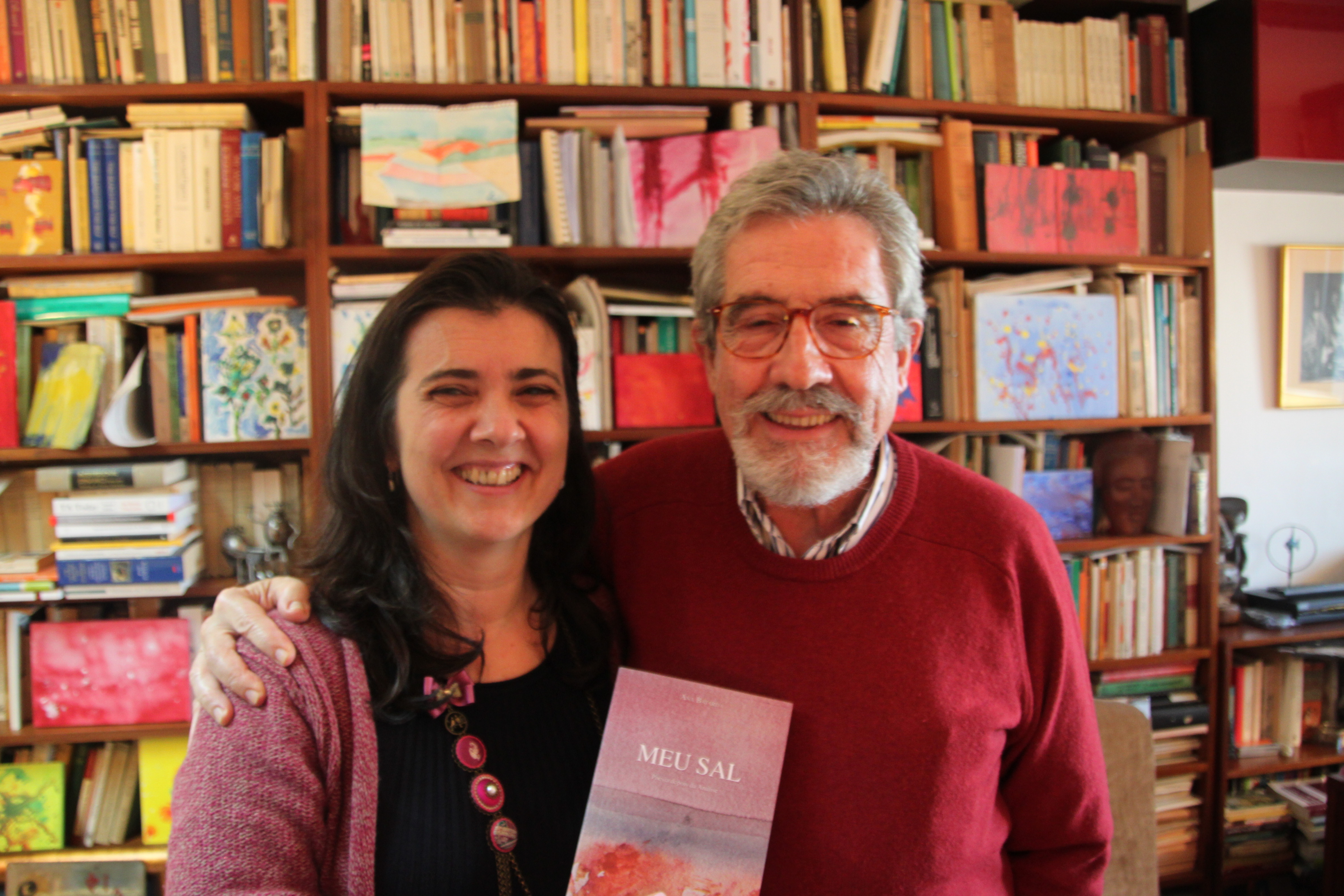Ana Batarda com o Professor Doutor Emílio Salgueiro.